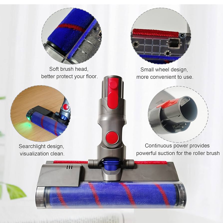 Amazon.com - IZSOHHOME Soft Brush Head,Big Rollers,for Dyson